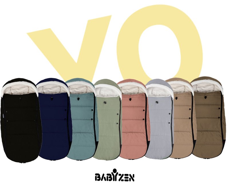 All the colors of the footmuff of the YOYO Babyzen brand