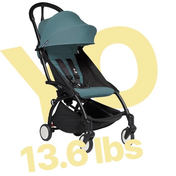 13,6 lbs weight of the YOYO 2 Babyzen Pack 6+ stroller