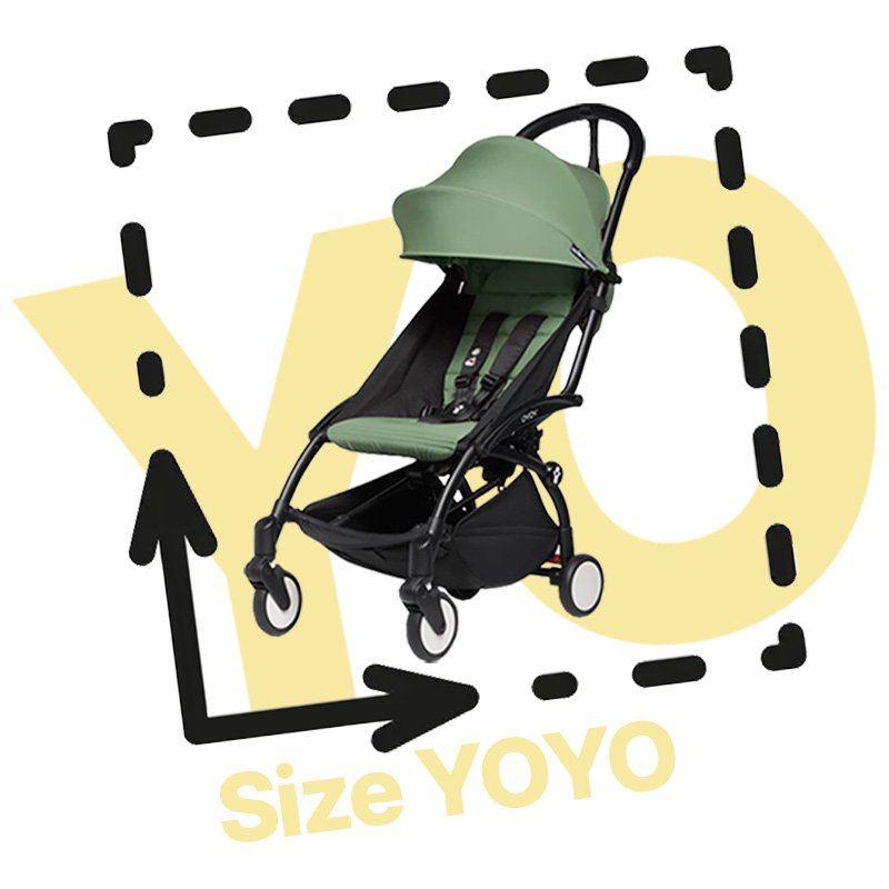 Dimensions of the YOYO Babyzen stroller