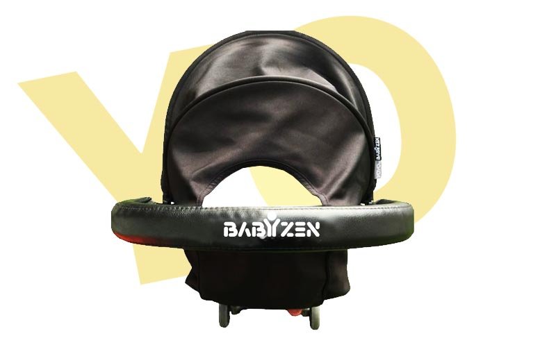 Leather protective cover for the YOYO Babyzen stroller handlebars