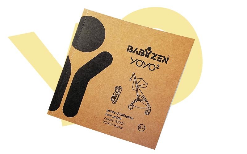 User manual and YOYO Babyzen stroller