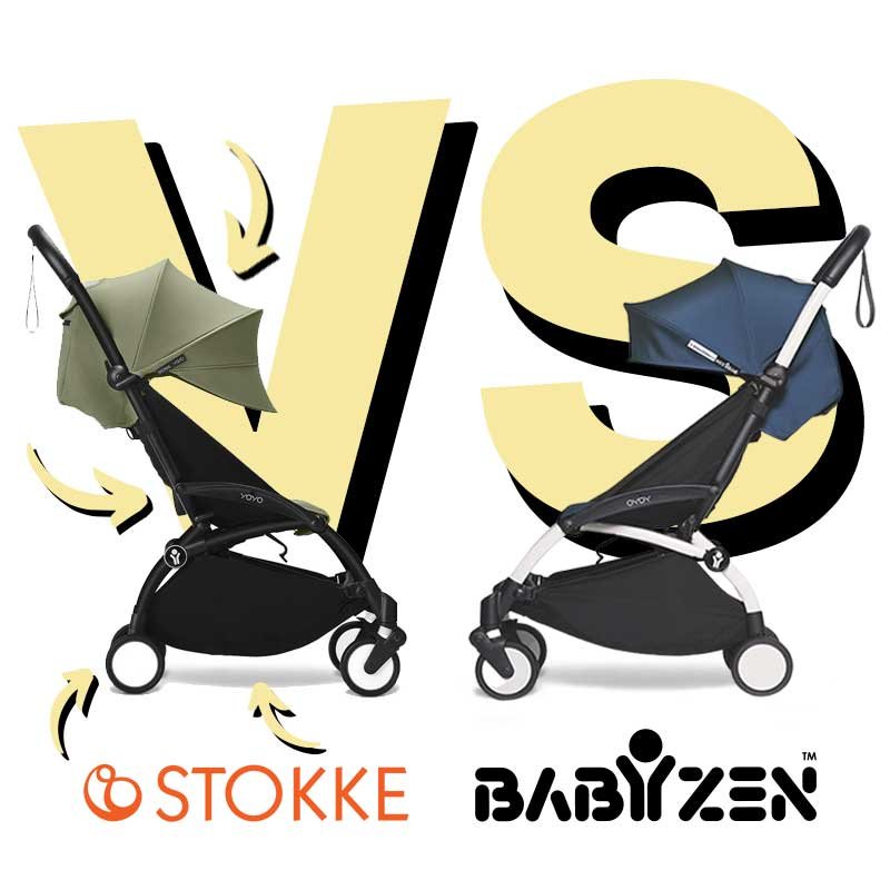 difference between the yoyo 2 and yoyo 3 stroller