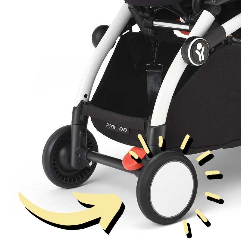 stokke yoyo 3 reflective wheel stroller