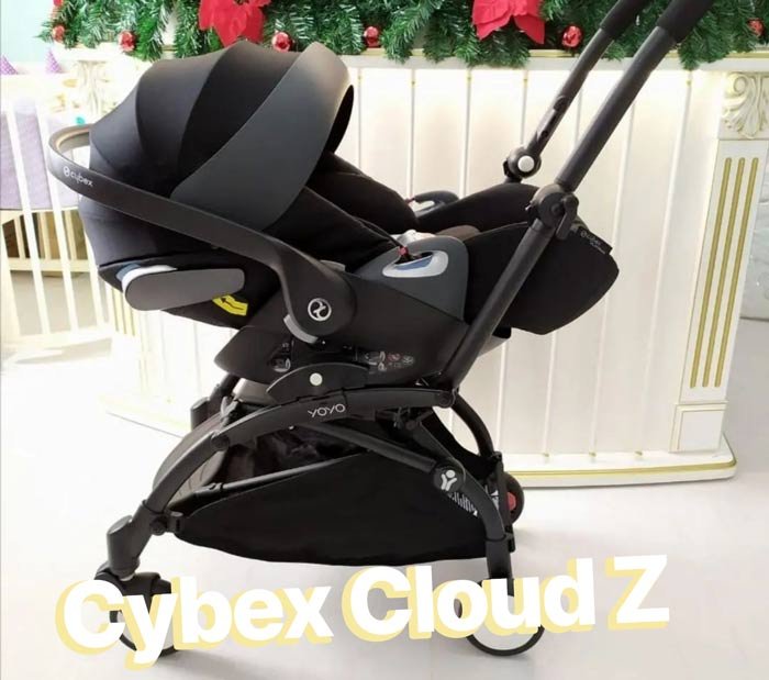 Cozy Cybex Cloud Z on a YOYO Babyzen stroller